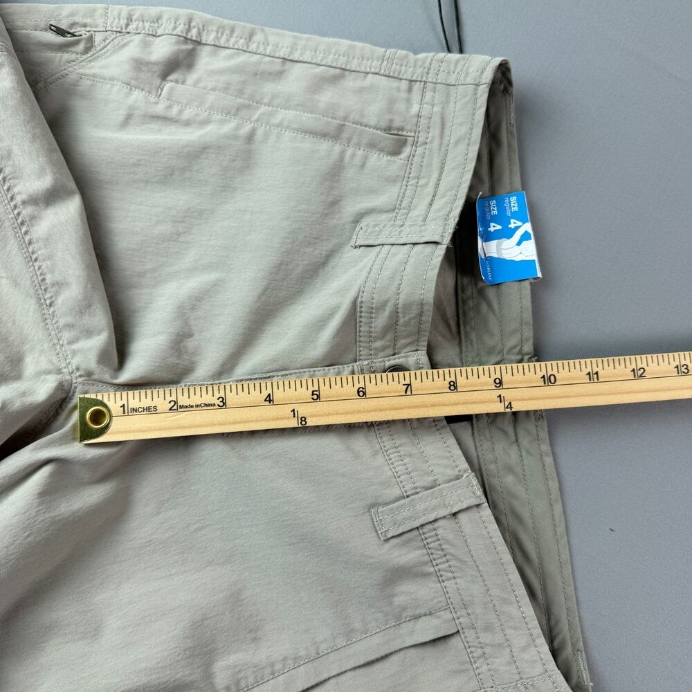 New Kuhl Cargo Beige Khaki Pants Women's 4 Spire Roll-Up Hiking Outdoor Gorpcore - Picture 14 of 16